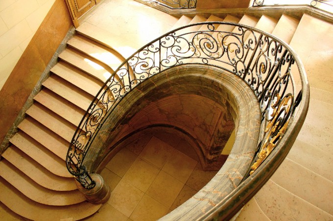 escalier chateau